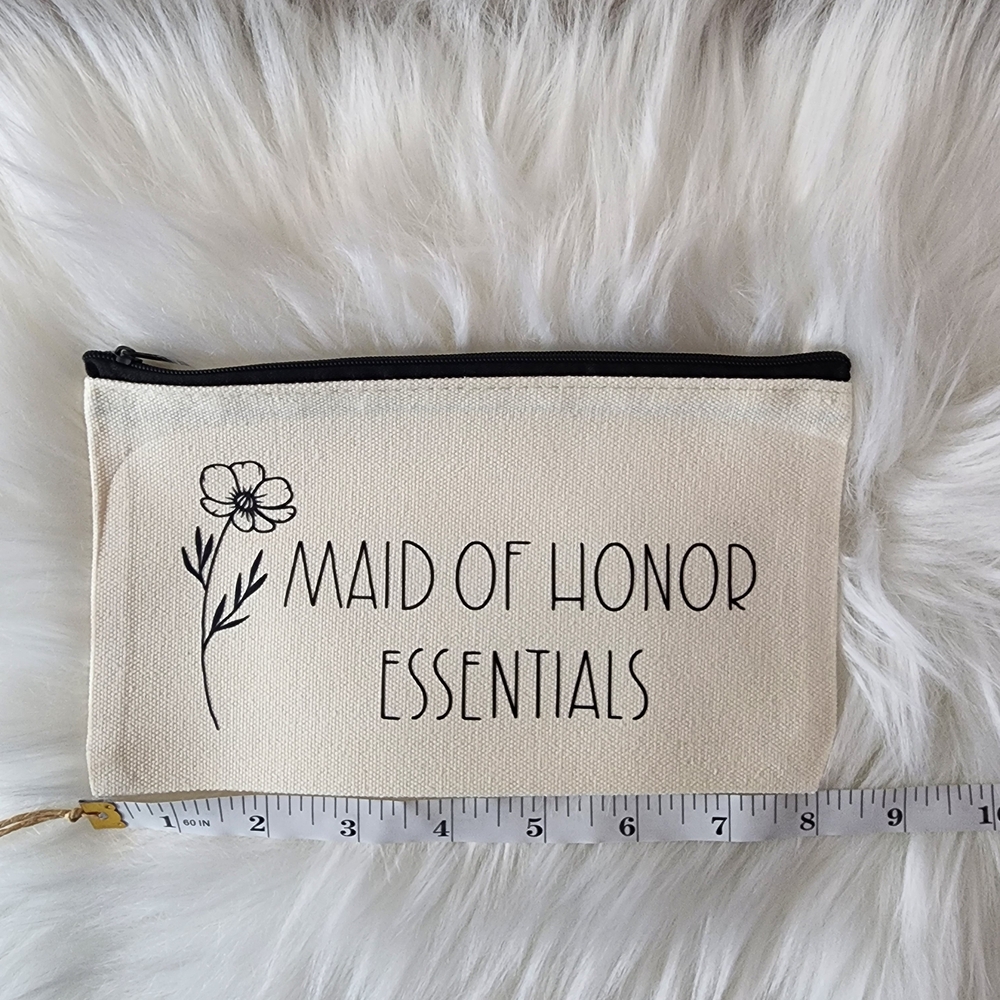 Bridal Party Essentials Pouches Set Of 3 - Picture 6 of 7